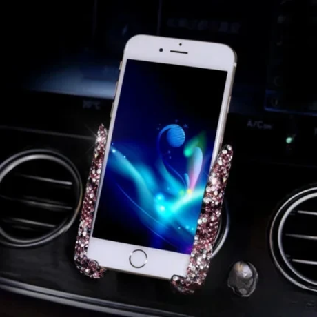 High Quality ABS + Rhinestones Diamond Crystal Car Phone Holder