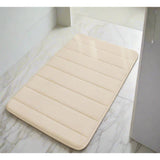 High Quality Absorbent Fabric Cobblestone Embossed Bathroom Door Mats 50 cm x 80 cm Bathroom Use