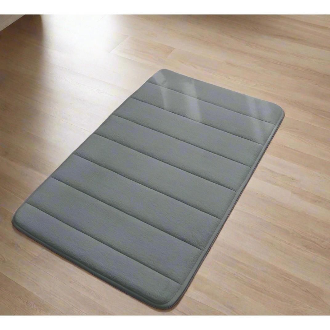 High Quality Absorbent Fabric Cobblestone Embossed Bathroom Door Mats 50 cm x 80 cm Bathroom Use