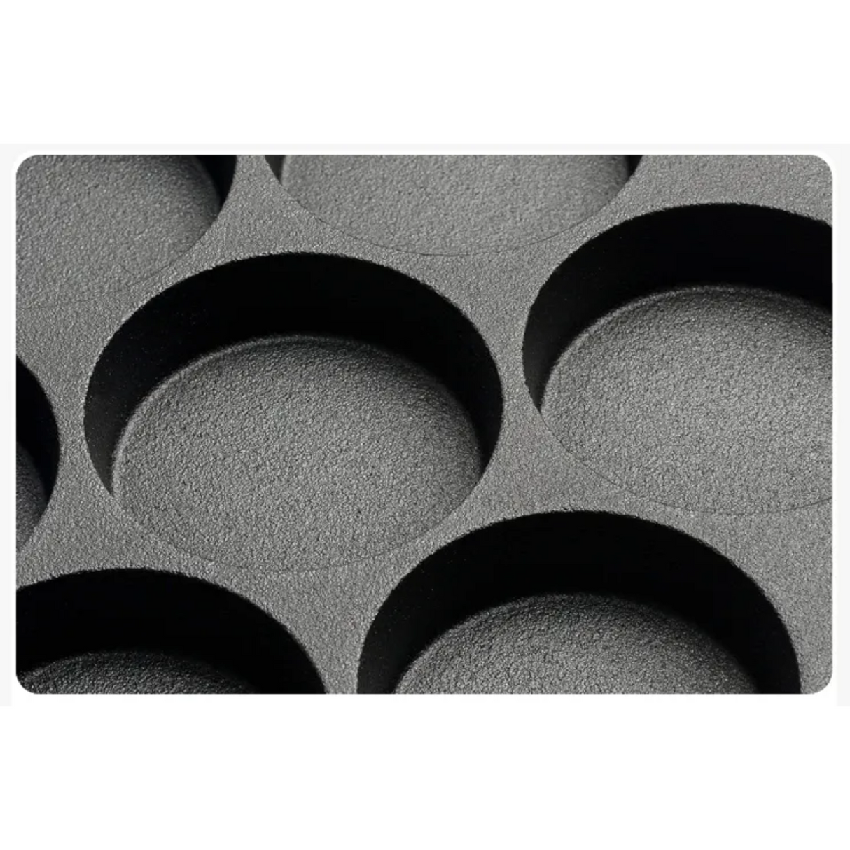 High Quality Die Cast Non Stick Induction 7 Slot Pancake & Cupcake Pan For Gas and Electric Cookers