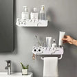 High Quality Durable Plastic Cat Shaped Bathroom Organizer Bathroom organiser Bathroom Accessory Mounts