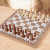 High Quality Foldable Wooden Chess Board with Internal Storage