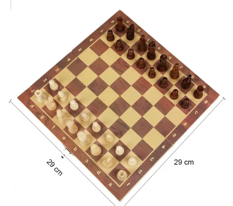 High Quality Foldable Wooden Chess Board with Internal Storage