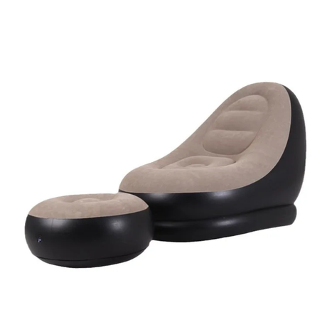 High Quality Inflatable Lazy Sofa with Foot Step & Free Pump