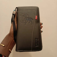 High Quality Long Leather Wallet with Multi Card Holder Accessories Wallets