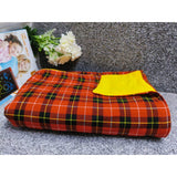 High Quality Maasai Fleece Blanket | 150cm x 200cm (5 by 6)| Vibrant & Cozy Traditional Design