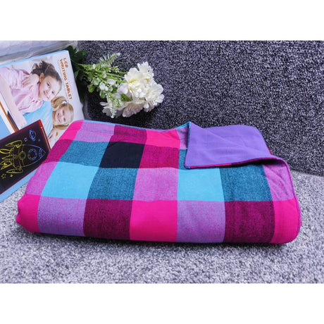 High Quality Maasai Fleece Blanket | 150cm x 200cm (5 by 6)| Vibrant & Cozy Traditional Design