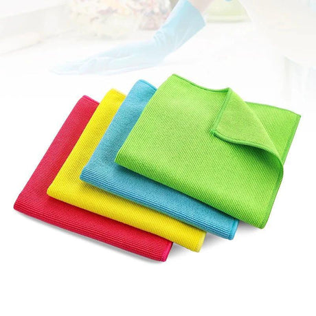 High Quality Microfiber Cloth 30x30cm Multi Colored Cleaning Cloths Kitchen Linen Shop Towels & General-Purpose Cleaning Cloths