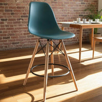High Quality Modern Scandinavian Restaurant Stool Seat with Wooden Legs Restaurants stools Furniture Sets