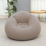 High Quality PVC with plush covering Inflatable Lazy Sofa