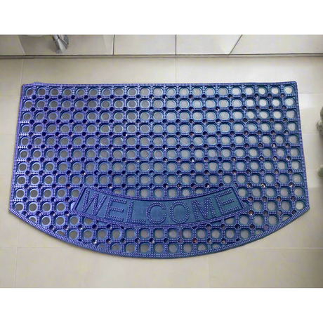 High Quality Rubber Welcome Door Mat 50 x 80 cm Durable and Non Slip