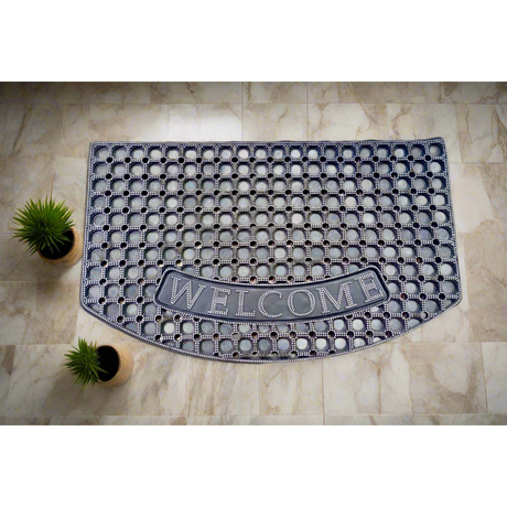 High Quality Rubber Welcome Door Mat 50 x 80 cm Durable and Non Slip