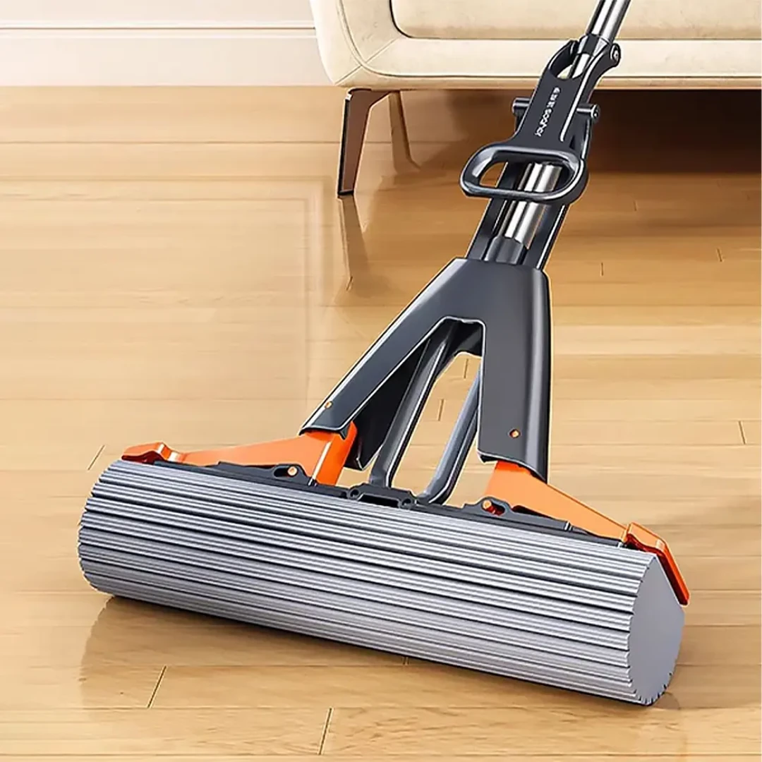 High Quality Self Squeezing Sponge Mop Perfect for Wood & Slippery Floors Mops