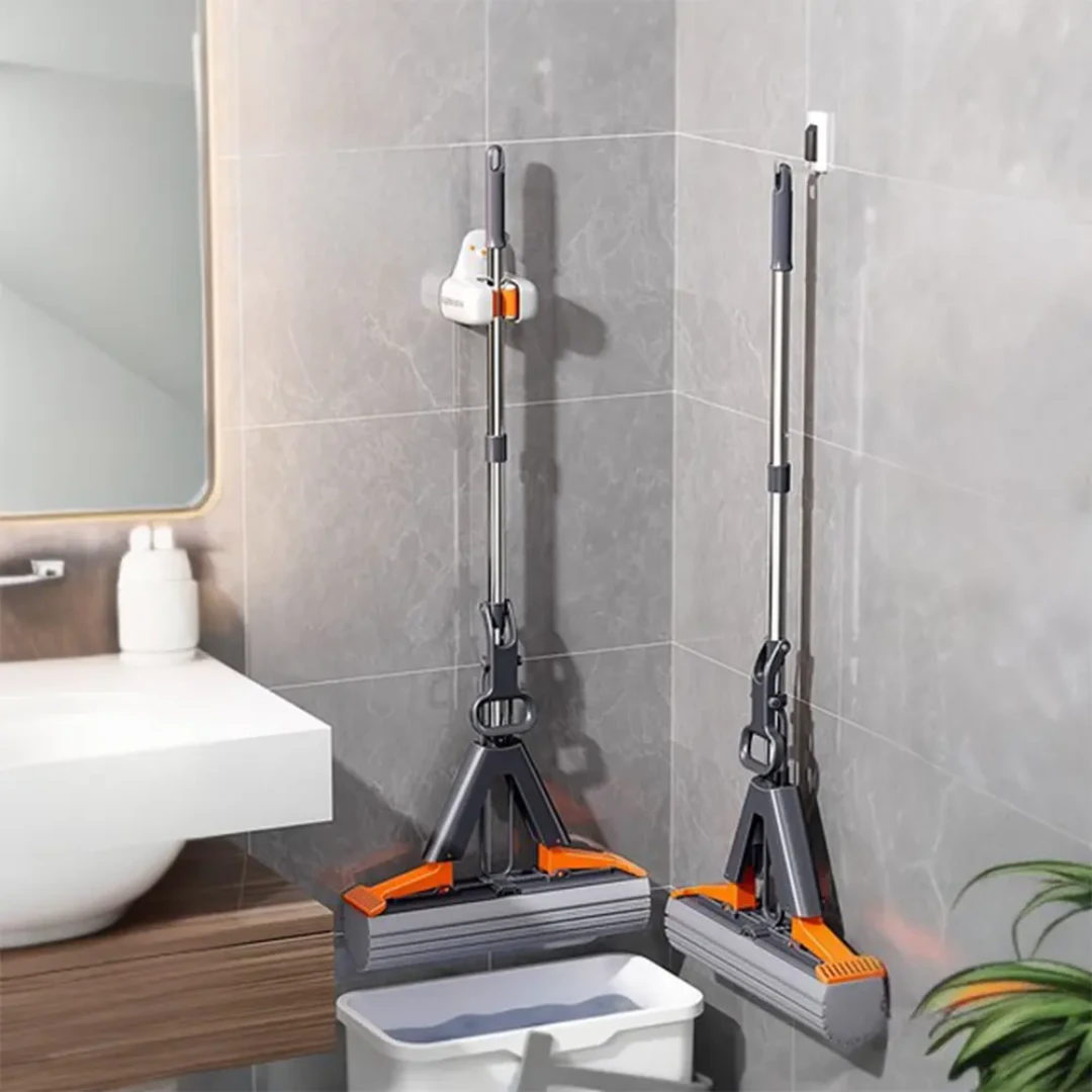 High Quality Self Squeezing Sponge Mop Perfect for Wood & Slippery Floors Mops