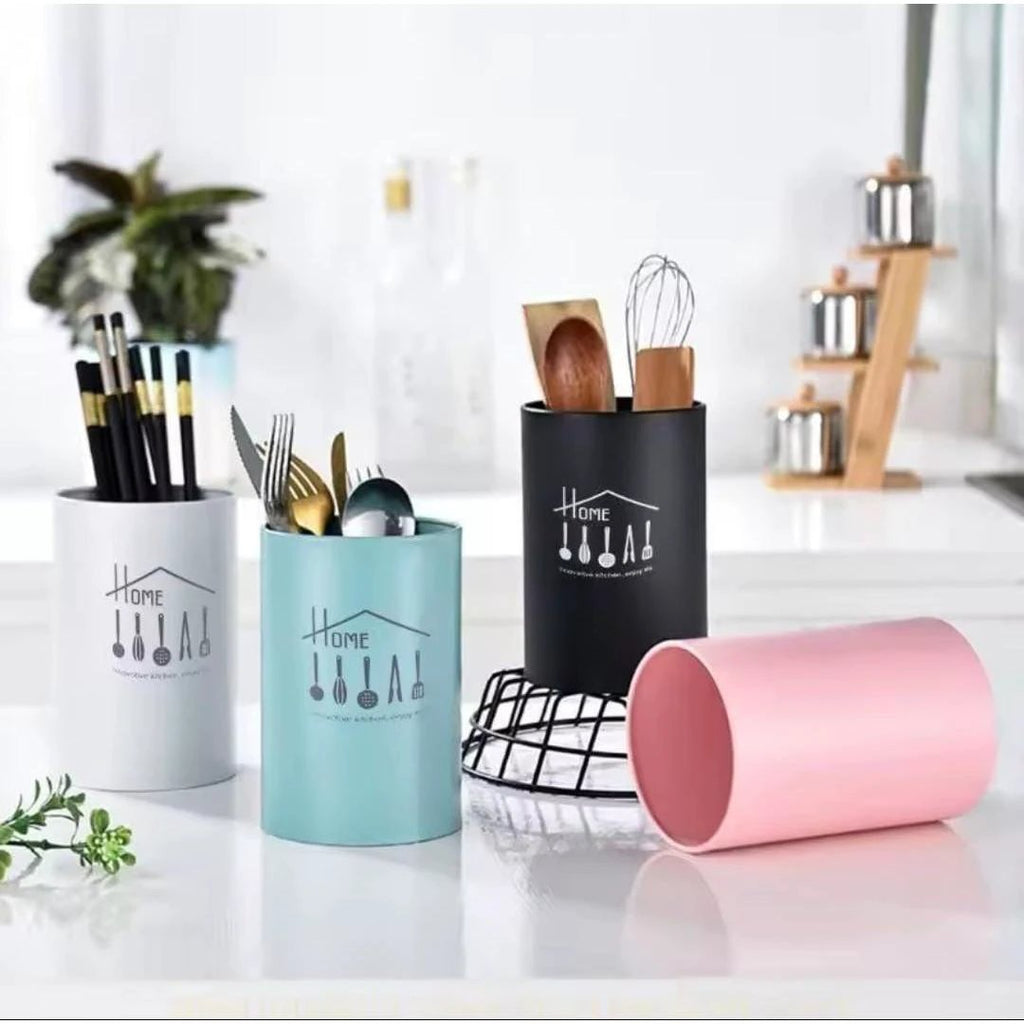 High Quality Stainless Steel Cutlery Holder – Multipurpose Utensil Organizer (14.7cm) Cutlery holder Kitchen Utensil Holders