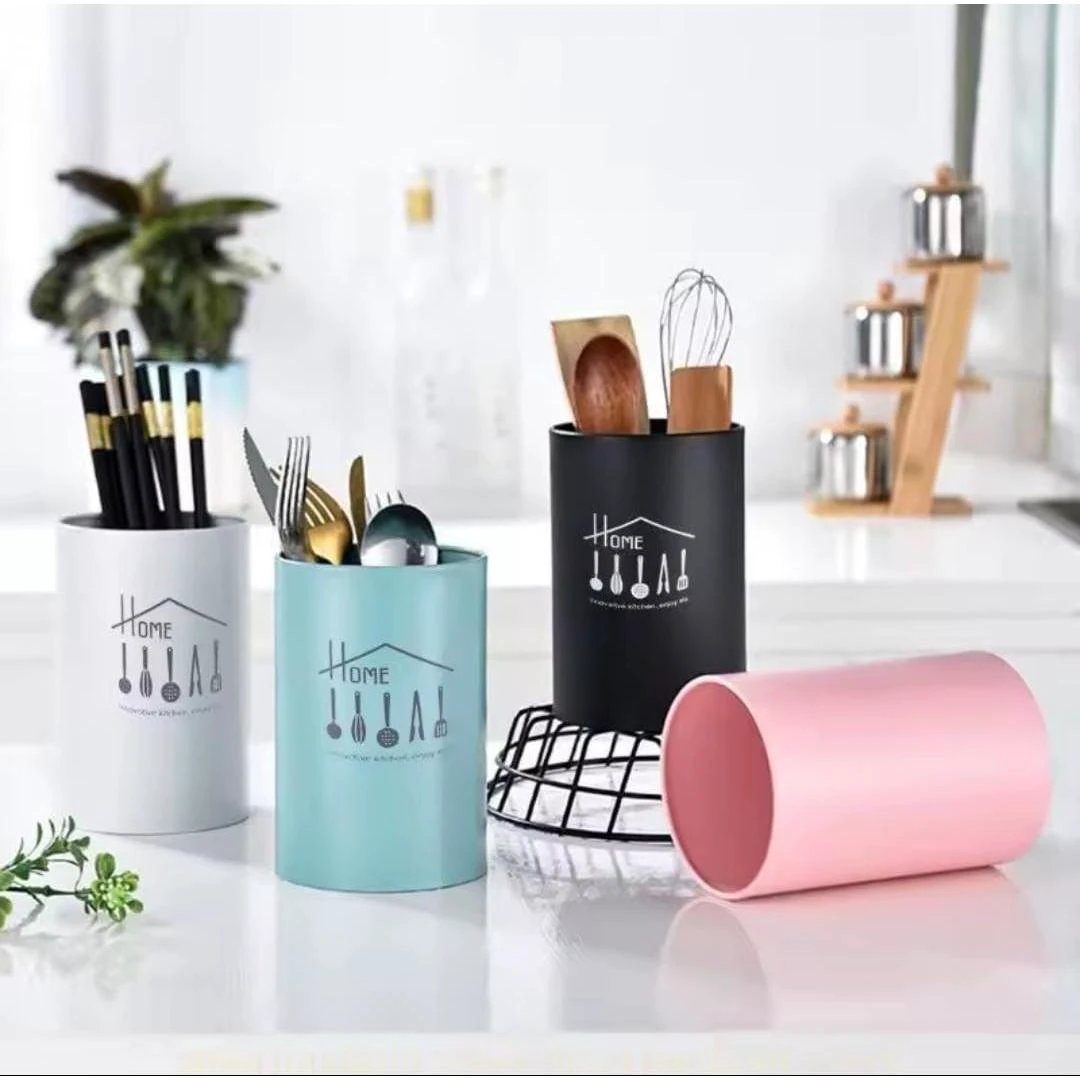 High Quality Stainless Steel Cutlery Holder – Multipurpose Utensil Organizer (14.7cm) Cutlery holder Kitchen Utensil Holders