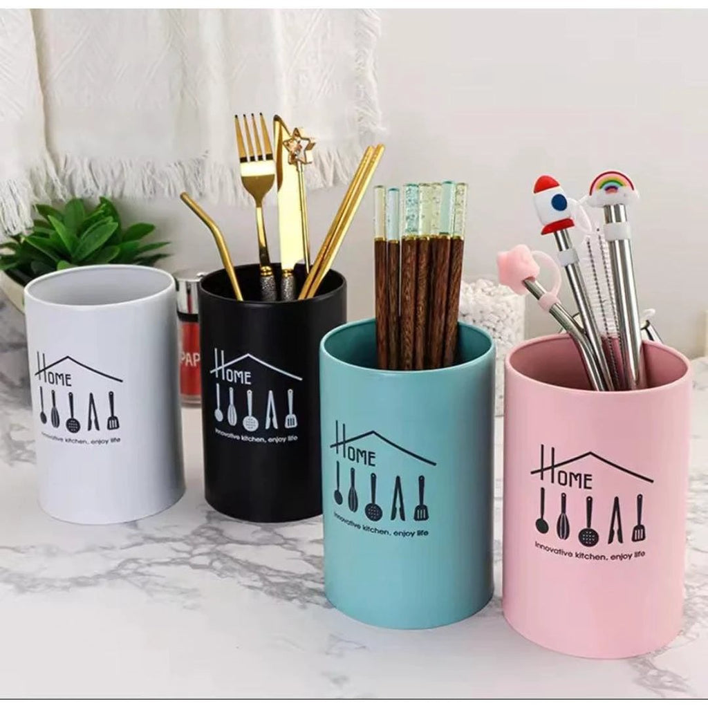 High Quality Stainless Steel Cutlery Holder – Multipurpose Utensil Organizer (14.7cm) Cutlery holder Kitchen Utensil Holders
