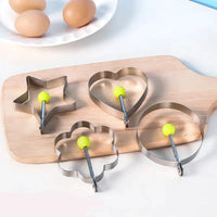 High Quality Stainless Steel Fried Egg Shaper Pancake Mould | Omelette Mold & Cooking Tools for Perfect Eggs and Pancakes Bakeware Kitchen Molds