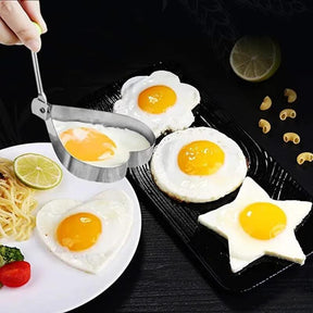 High Quality Stainless Steel Fried Egg Shaper Pancake Mould | Omelette Mold & Cooking Tools for Perfect Eggs and Pancakes Bakeware Kitchen Molds