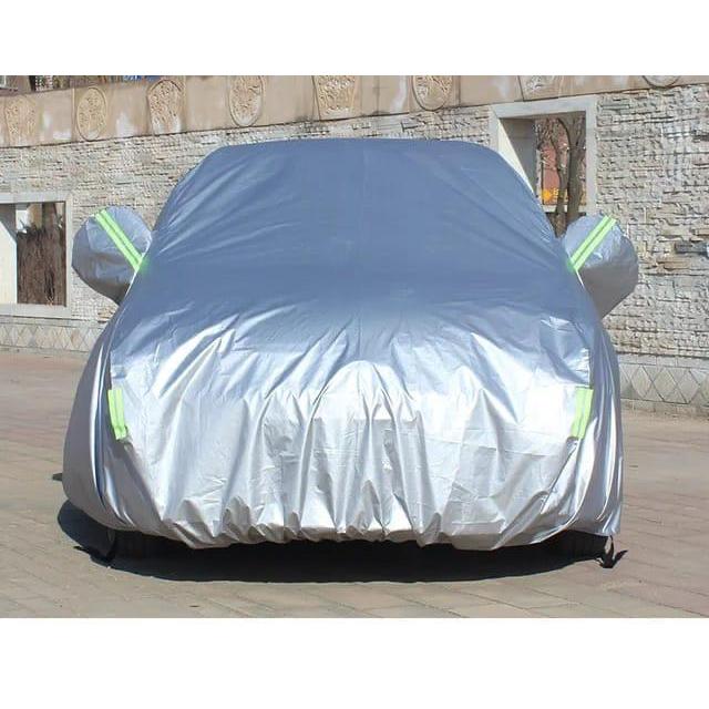 High Quality Universal Grey Car Cover with Fleece Lining & Reflective Sides Waterproof, Scratch & Heat Resistant Size XXL (Vanguard, X-Trail)