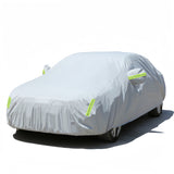High Quality Universal Grey Car Cover with Fleece Lining & Side Reflectors Waterproof, Scratch & Heat Resistant Size L: Fits Vitz, Passo, Demio 4.7m x 1.8m x 1.5m