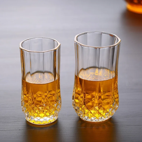 High Quality glass ElegantDiamond Glasses |Set of 6 Pcs Tableware Drinkware