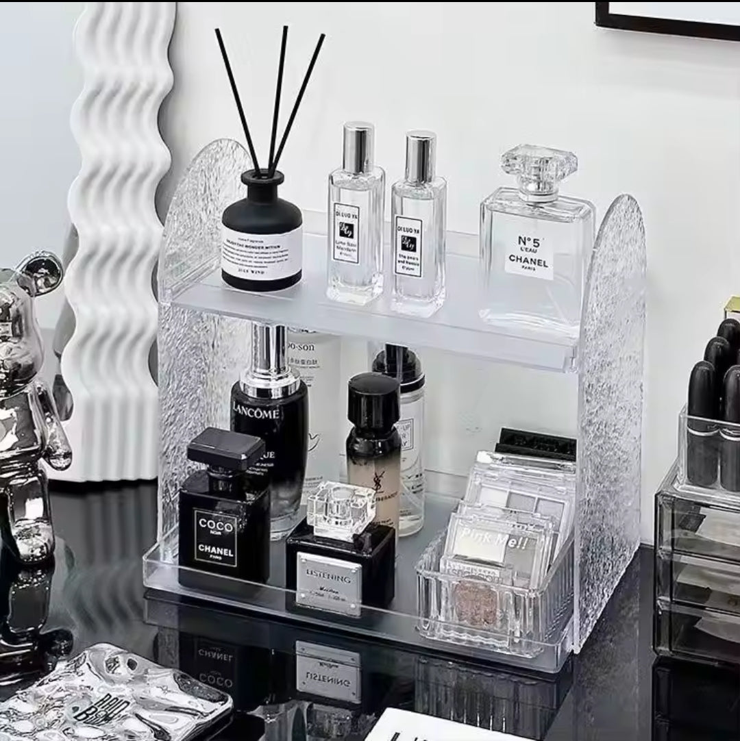 High quality 2 Tier Acrylic Storage Rack