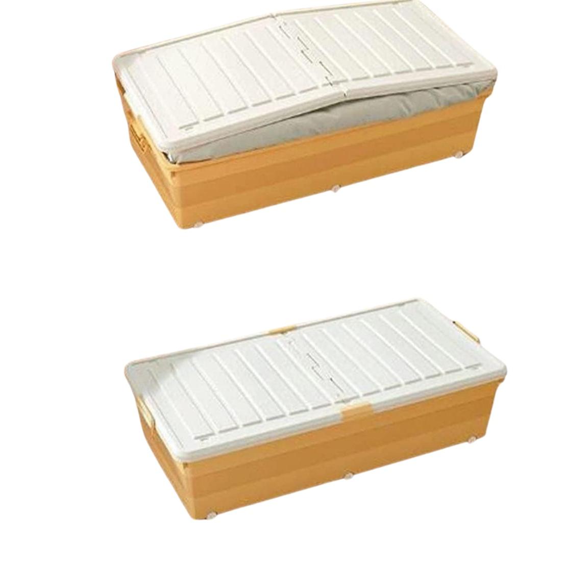 High quality Rolling Under Bed Storage Box Space Saving & Durable Organizer