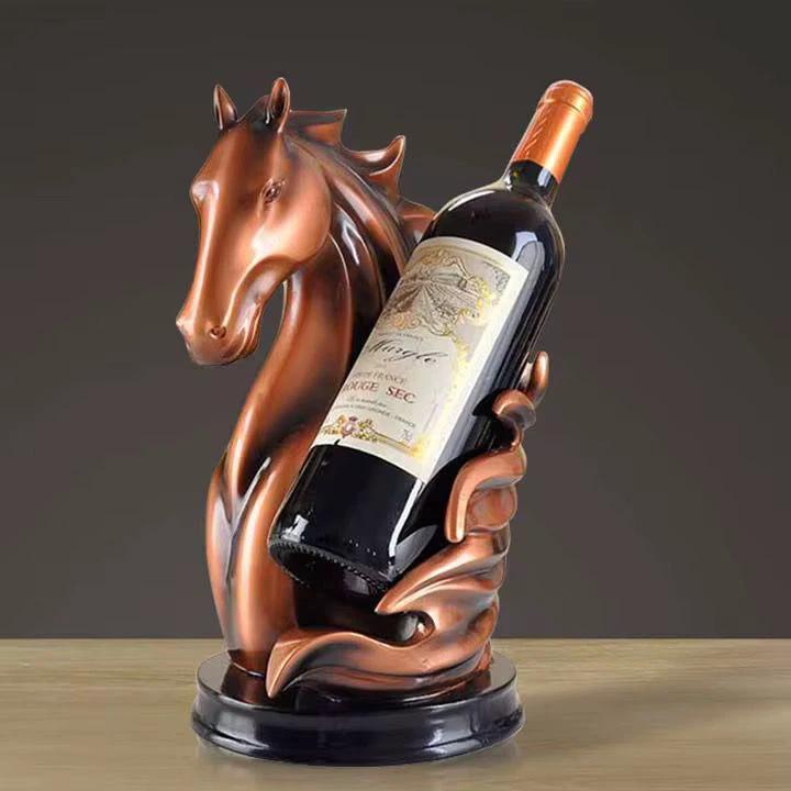 Horse Head Wine Rack Barware Wine Bottle Holders