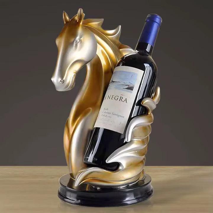 Horse Head Wine Rack Barware Wine Bottle Holders