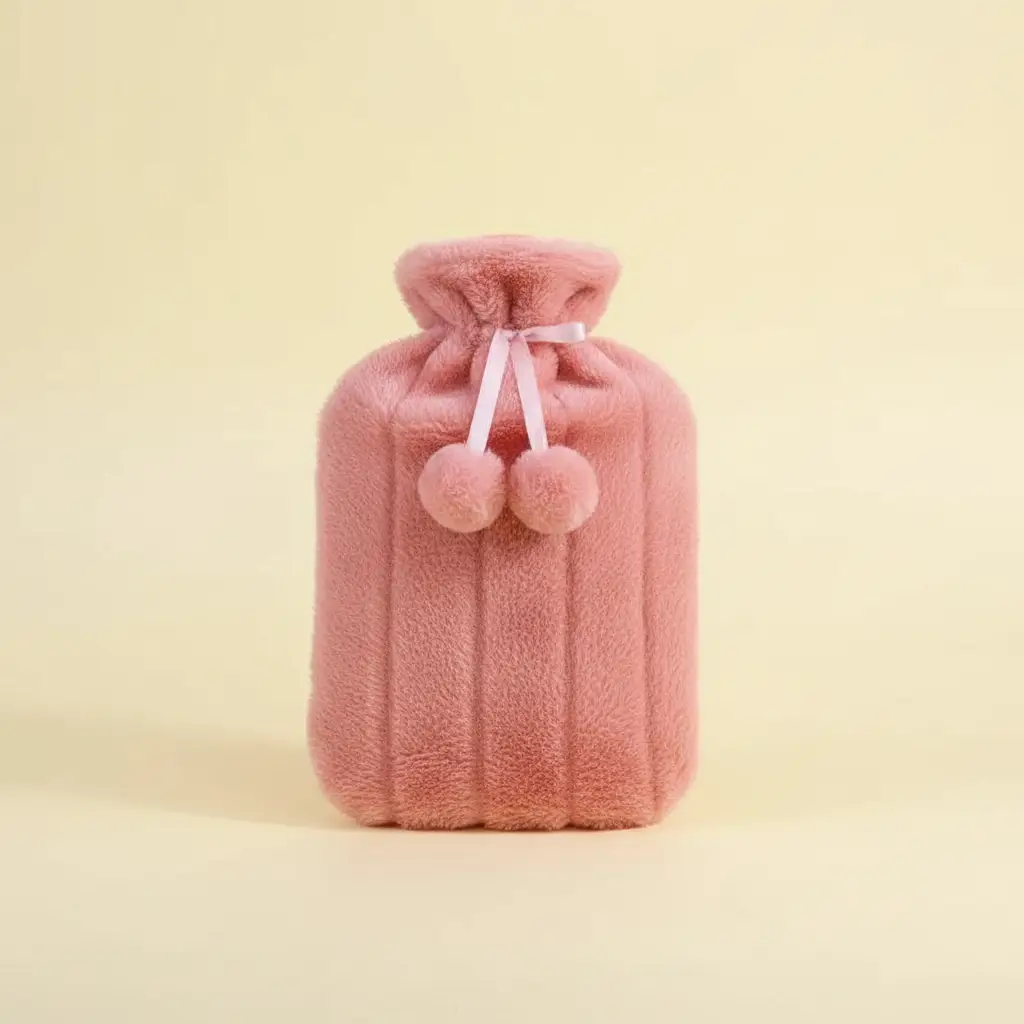 Hot Water Bottle With Lid Plush Bag 2L Personal Care Appliances Health & Beauty