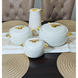 Modern European Style Insulated Hotpots – 3pc Set | 3.5L, 2.0L, 1.0L | Eco-Friendly & Stylish