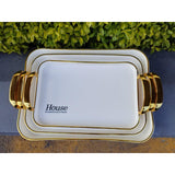 House Household and Aesthetic" Luxurious 3-Piece Tray Set