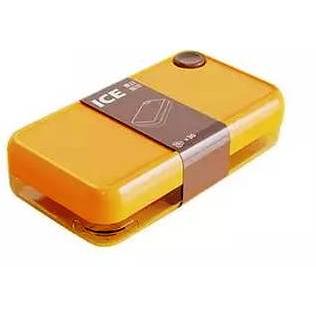 Household Silicone Ice Cube Maker with Press & Pour Mechanism