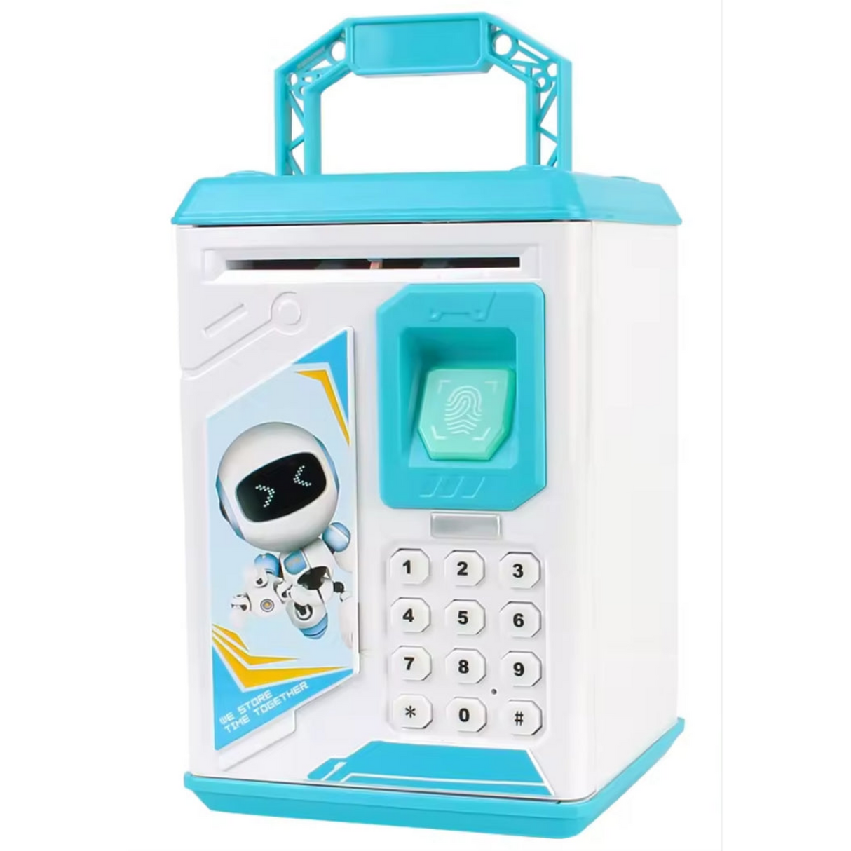 Robot Bodyguard Piggy Bank Secure & Fun Savings for Kids & Adults