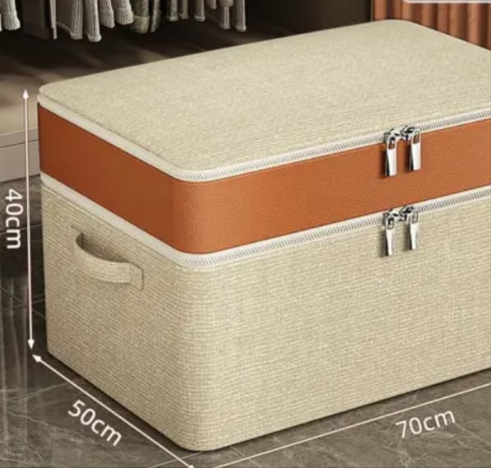 Thick Double Layer Fabric Closet Organizer – Adjustable Multi-Grid Wardrobe Storage Box- Furaha Finds Kenya