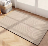 Geometric Pattern Anti Slip Door Bath Mat 50x80cm