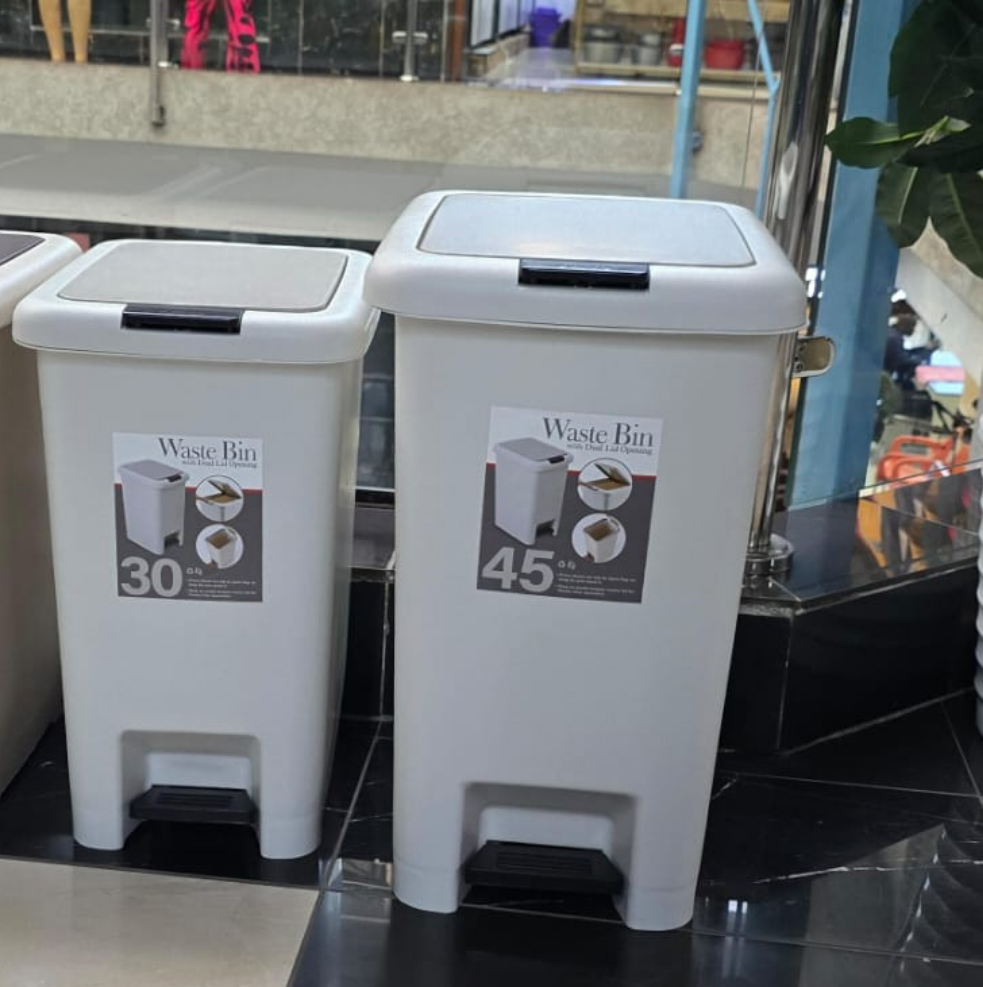Quality Pedal Push Dustbin for Home and Office Waste Management- Furaha Finds Kenya