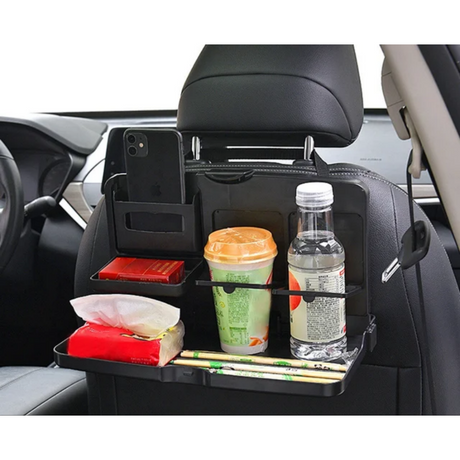 Car Travelling Holder Tray Multi Functional Vehicle Food & Laptop Desk Portable Car Seat Organizer