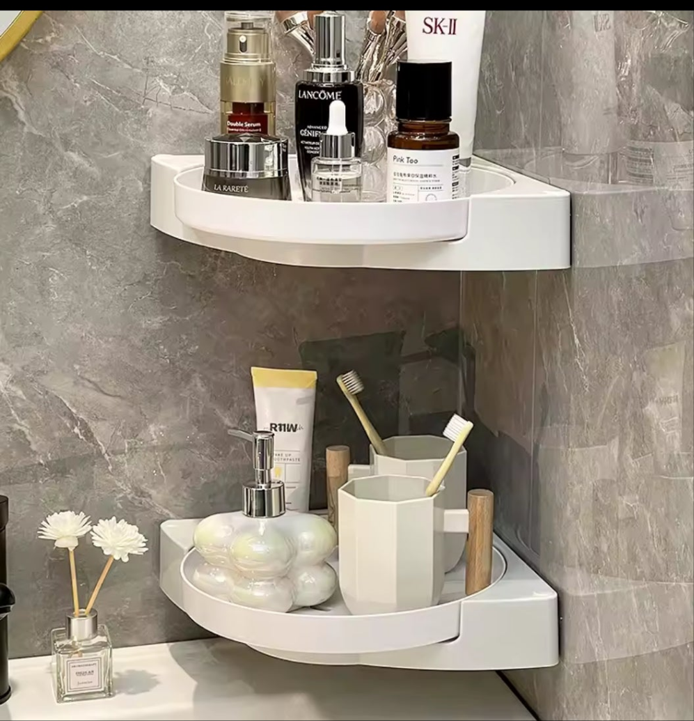 Lazy Susan 360° Rotating Bathroom Organizer Quality ABS 36x25x26cm