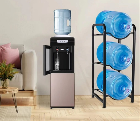 Heavy-Duty Carbon Steel Water Bottle Holder Rack Rustproof and Space Saving- Furaha Finds Kenya