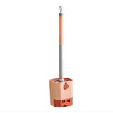 Wall Mounted Long Handle Toilet Cleaning Brush Flexible No Dead Corner Toilet Bowl Cleaner