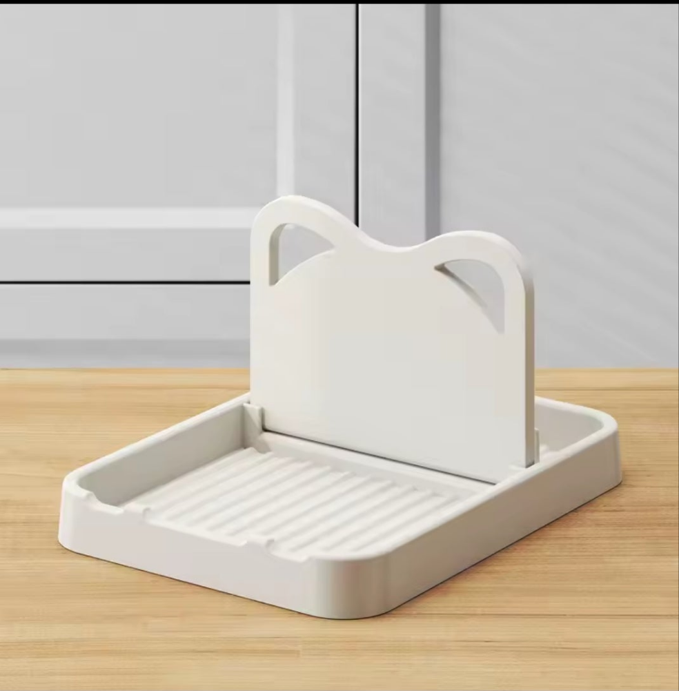 Pot Lid Rack and Spoon Holder – Dual Function Kitchen Organizer