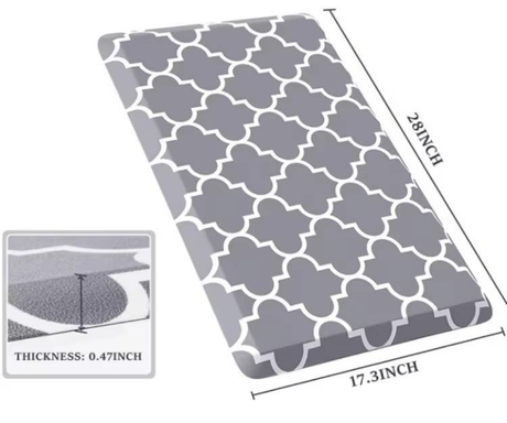 Premium Anti-Fatigue Kitchen Mat for Comfort and Support While Cooking or Cleaning.- Furaha Finds Kenya