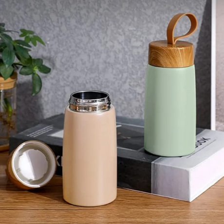 Flask Strap with Bamboo Lid Perfect for Babies & Everyone- Furaha Finds Kenya