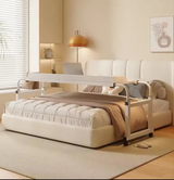 Adjustable Over Bed Laptop Desk Ergonomic Study Table with Wheels, Height & Length Adjustable (140–230cm)