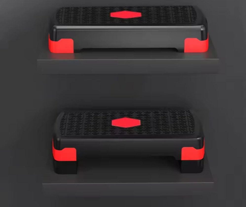 Adjustable Aerobic Fitness Stepper – Non-Slip Portable Exercise Foot Pedal, 200KG Load Capacity- Furaha Finds Kenya