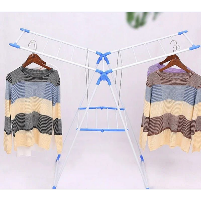 Foldable & Portable Cloth Drying Rack Adjustable and Compact Design