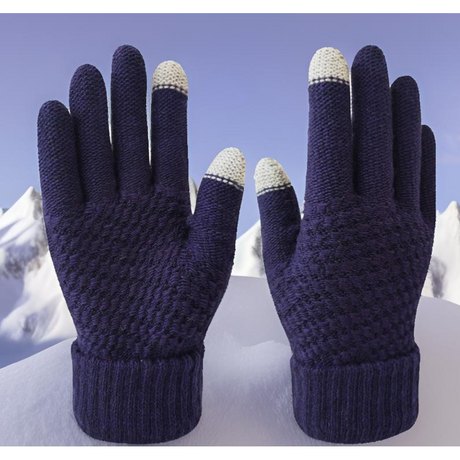 High Quality Warm Winter Touch Screen Gloves for Men and Women Stretchable and Knitted- Furaha Finds Kenya