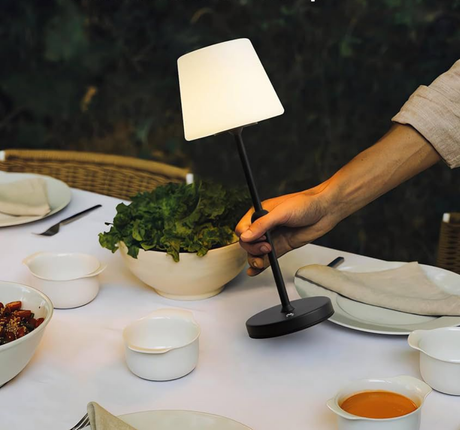 Furaha Finds Cordless LED Rechargeable Table Lamp – Portable, modern dimmable lighting